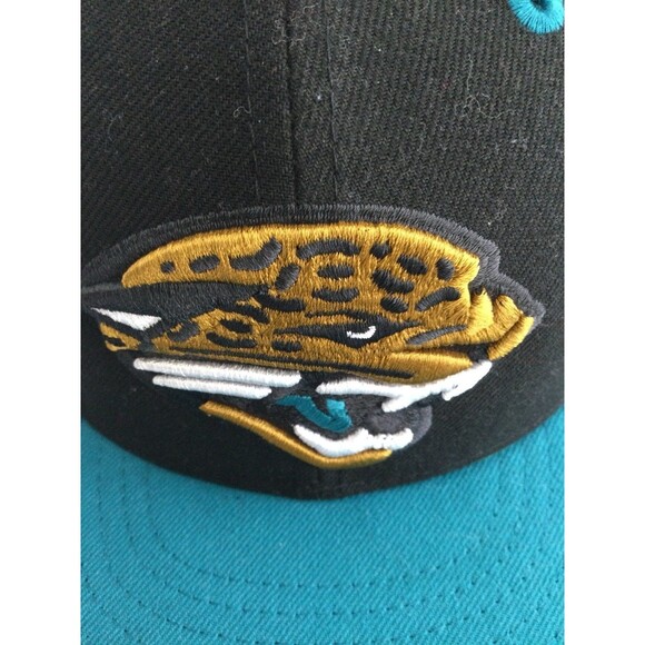 New Era Cap Hat Unisex Size 7 1/4” Color Black Jacksonville Jaguars Fitted - Picture 5 of 8